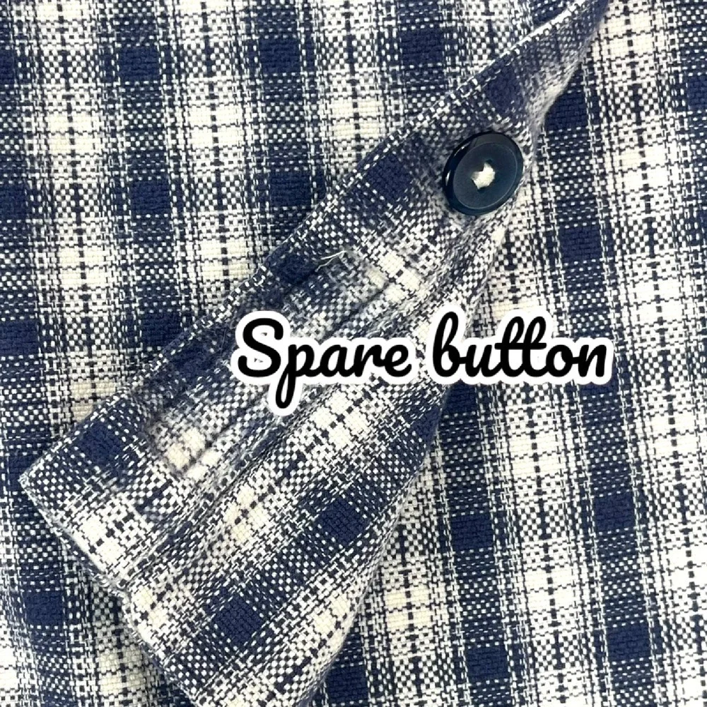 Vintage Levi’s Jeanswear Men’s Large Blue White Plaid‎ Heavy Flannel Shirt Y2K